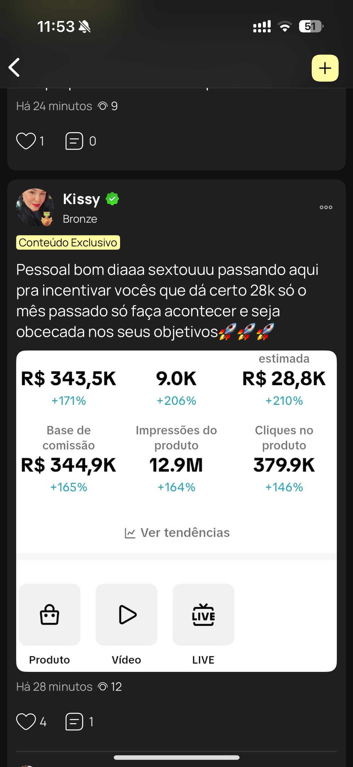 Resultado real de cliente Tokfy